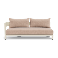 Victoria Aluminum 2 Seat 1 Arm Left