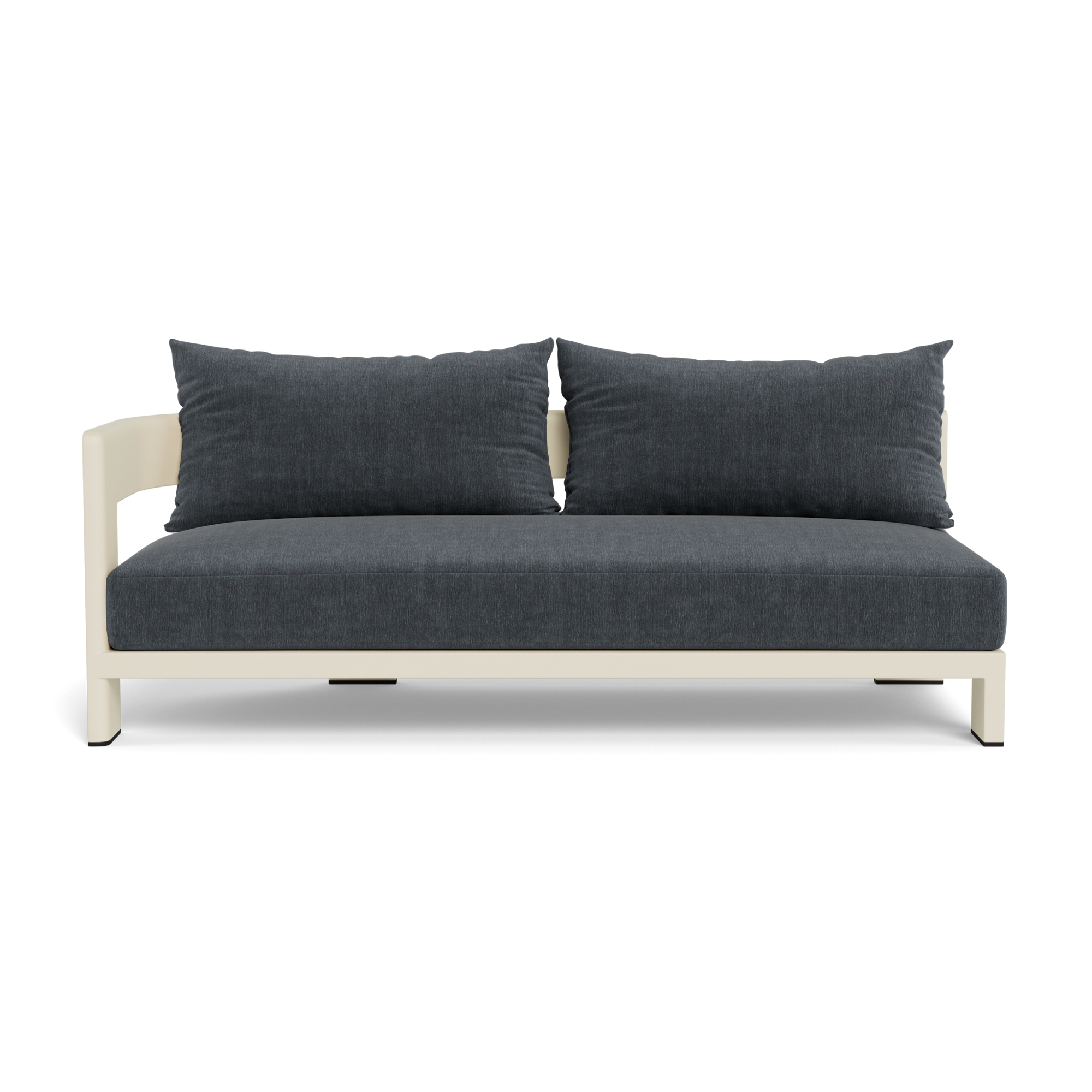 Victoria Aluminum 2 Seat 1 Arm Left