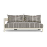 Victoria Aluminum 2 Seat 1 Arm Left