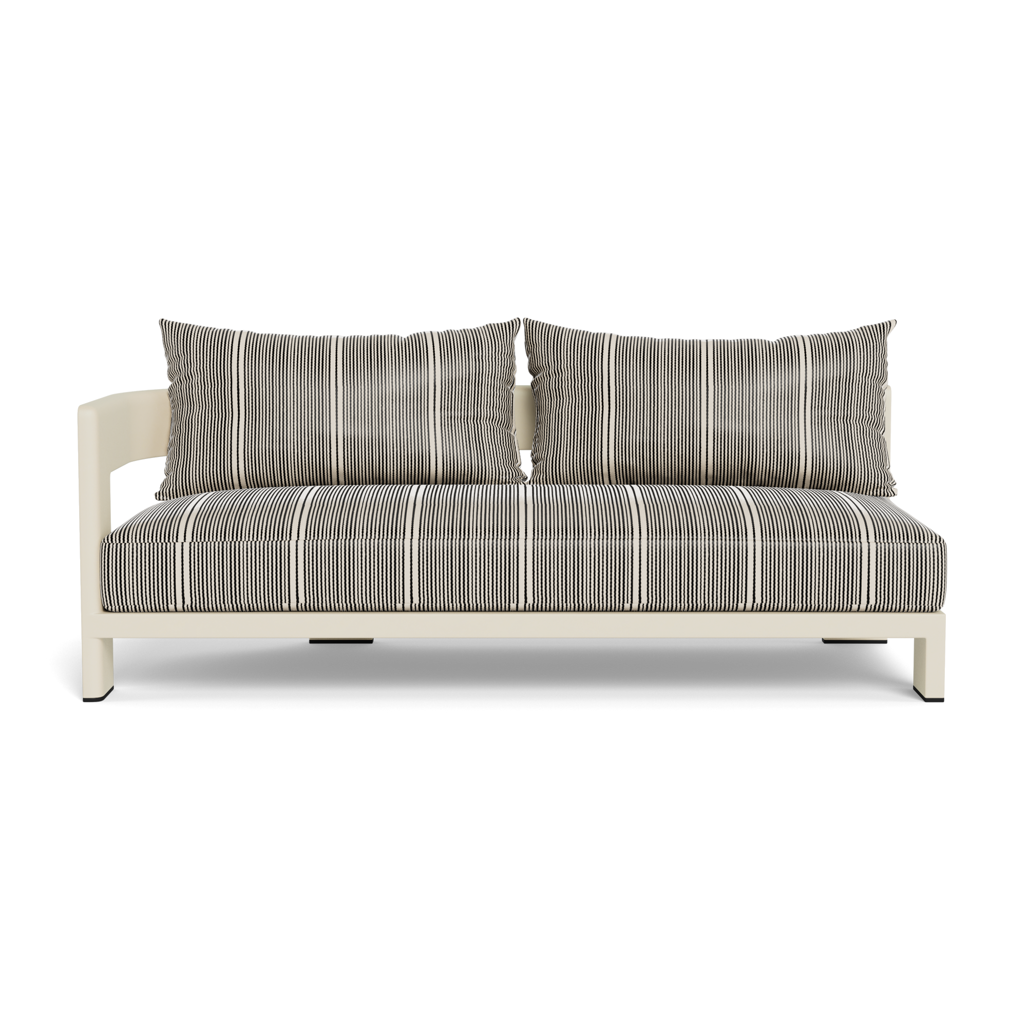 Victoria Aluminum 2 Seat 1 Arm Left