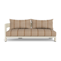 Victoria Aluminum 2 Seat 1 Arm Left