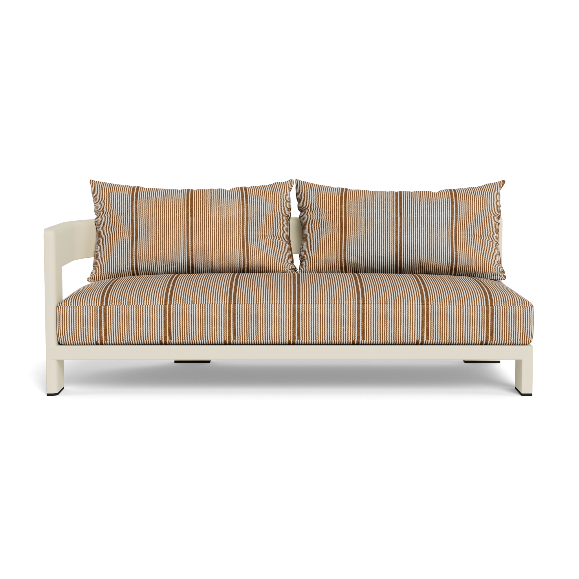 Victoria Aluminum 2 Seat 1 Arm Left