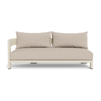 Victoria Aluminum 2 Seat 1 Arm Left
