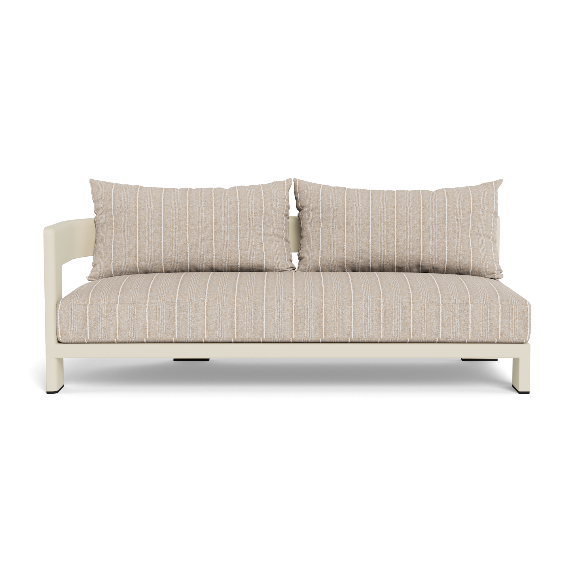 Victoria Aluminum 2 Seat 1 Arm Left