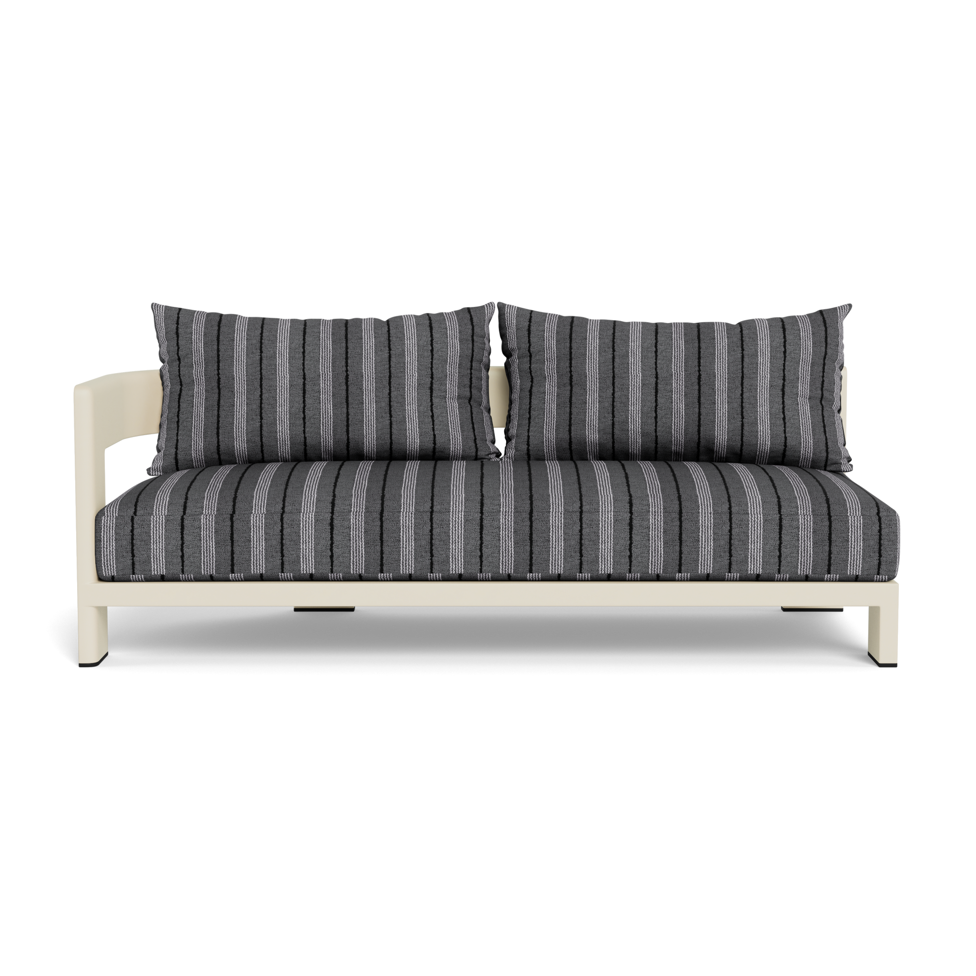 Victoria Aluminum 2 Seat 1 Arm Left