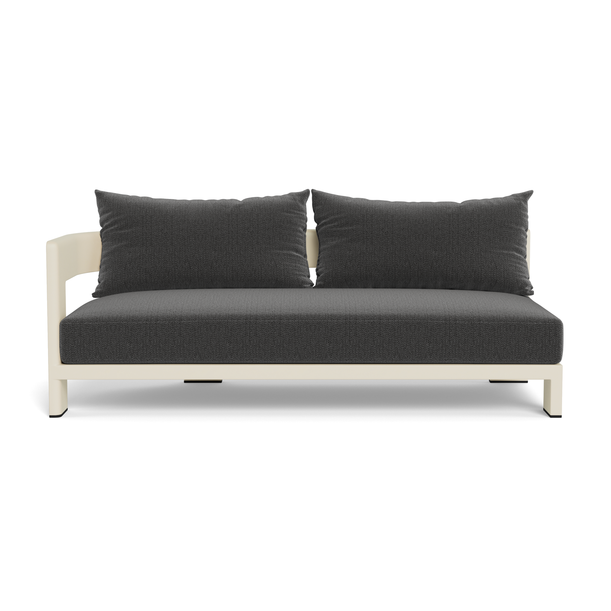 Victoria Aluminum 2 Seat 1 Arm Left