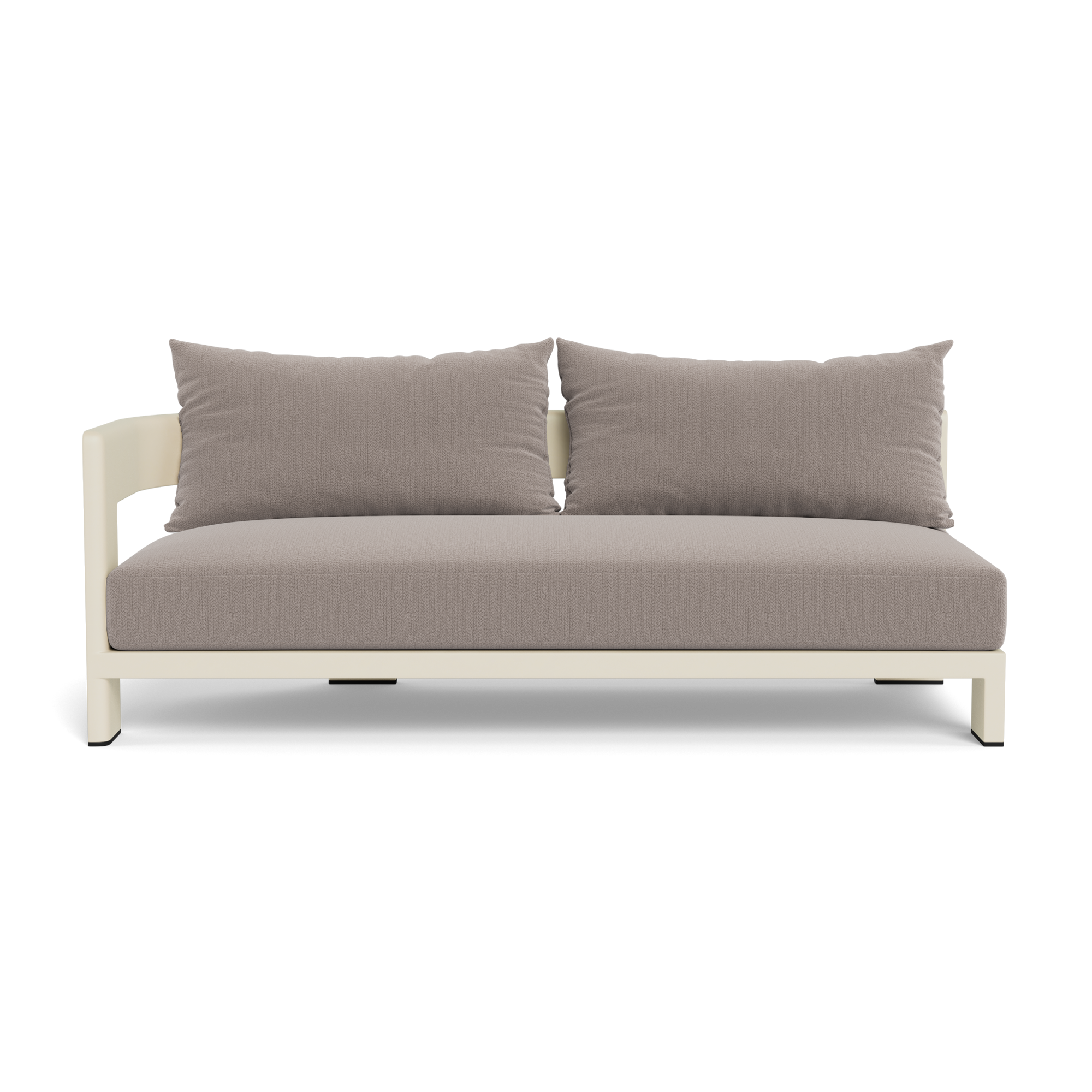 Victoria Aluminum 2 Seat 1 Arm Left