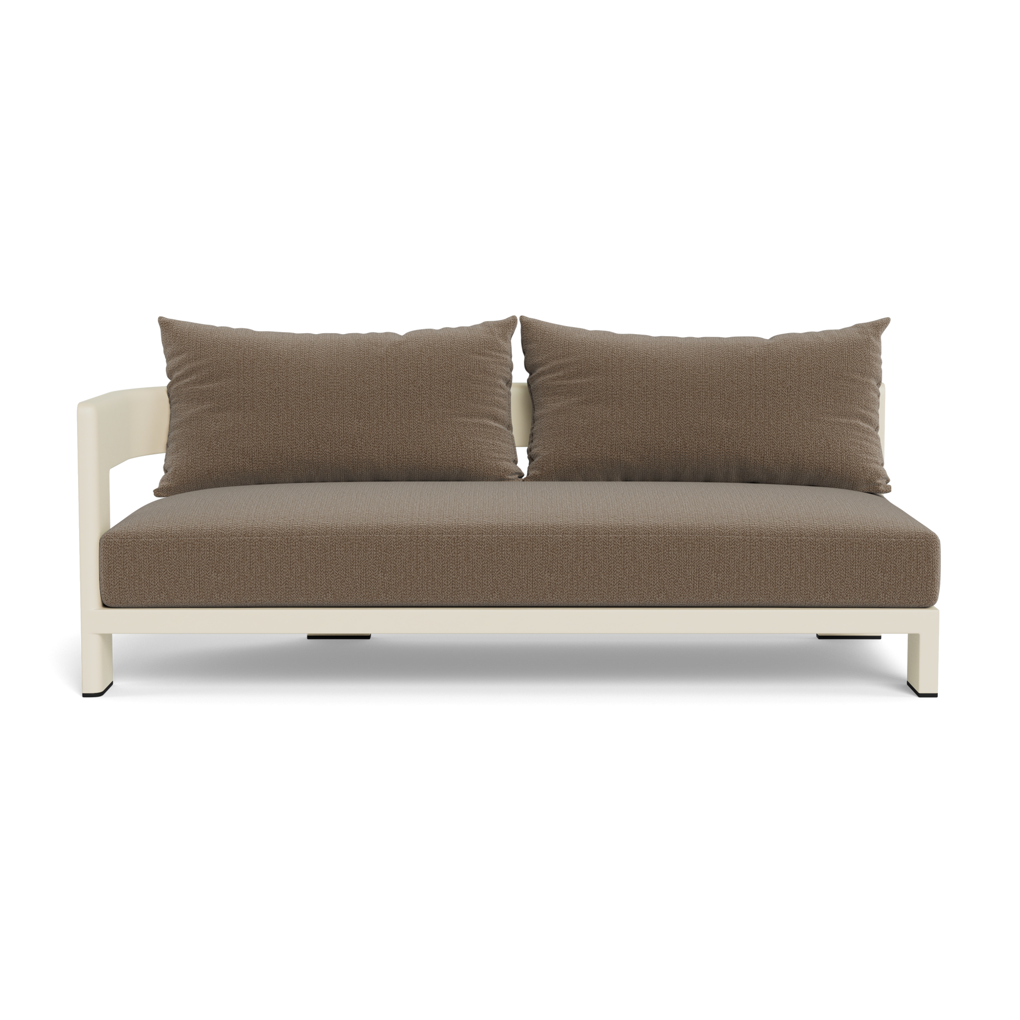 Victoria Aluminum 2 Seat 1 Arm Left