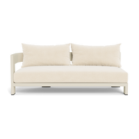 Victoria Aluminum 2 Seat 1 Arm Left