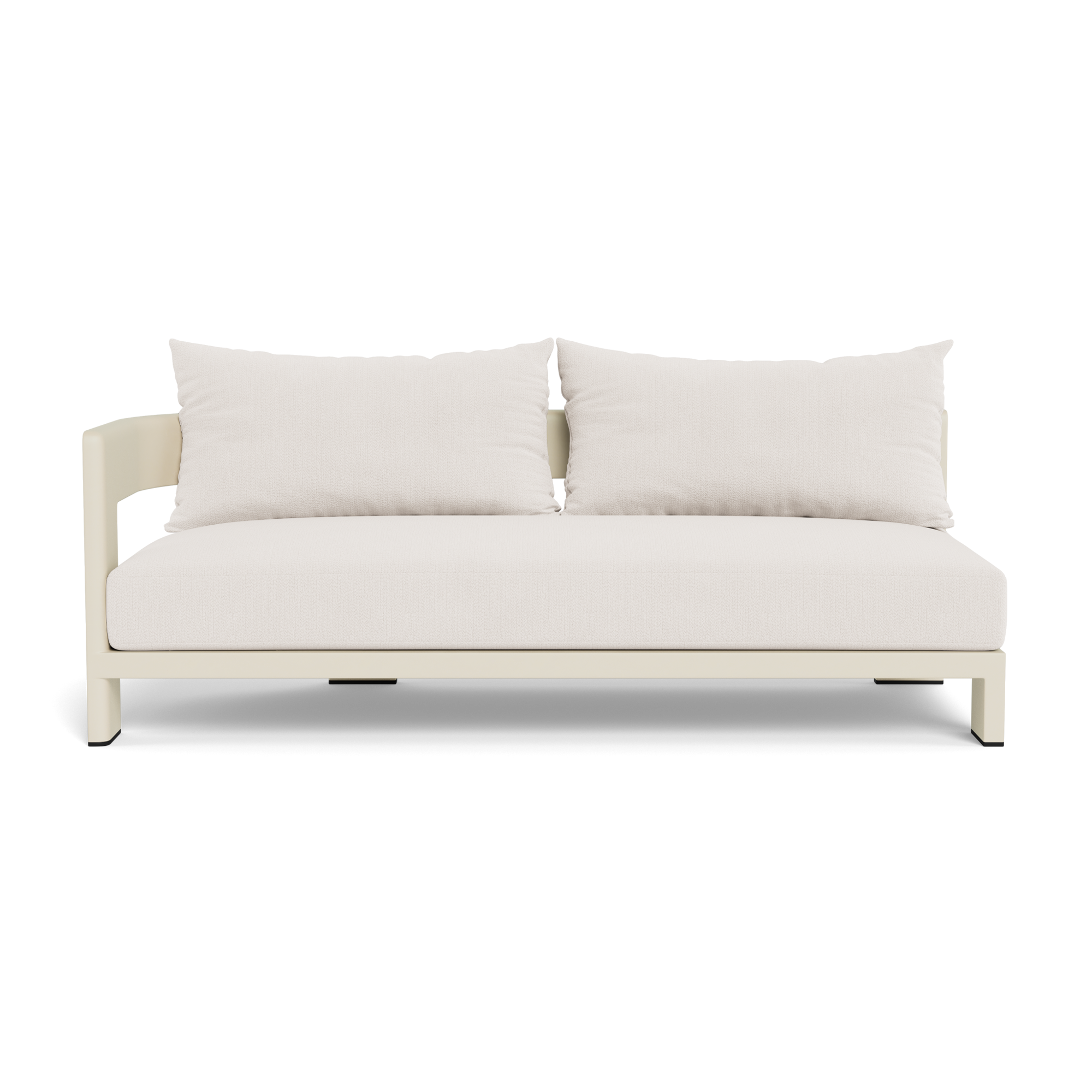 Victoria Aluminum 2 Seat 1 Arm Left