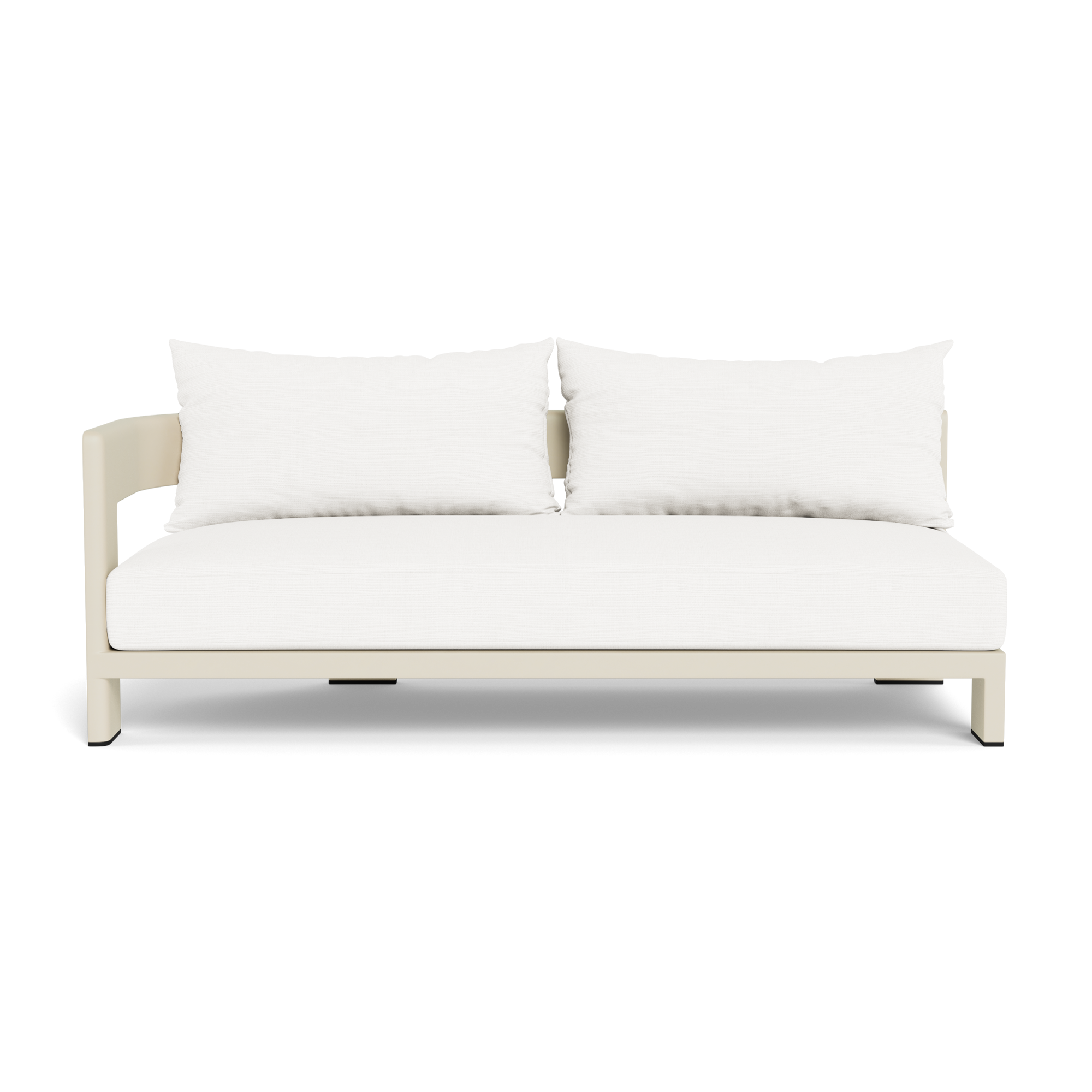 Victoria Aluminum 2 Seat 1 Arm Left