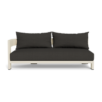 Victoria Aluminum 2 Seat 1 Arm Left