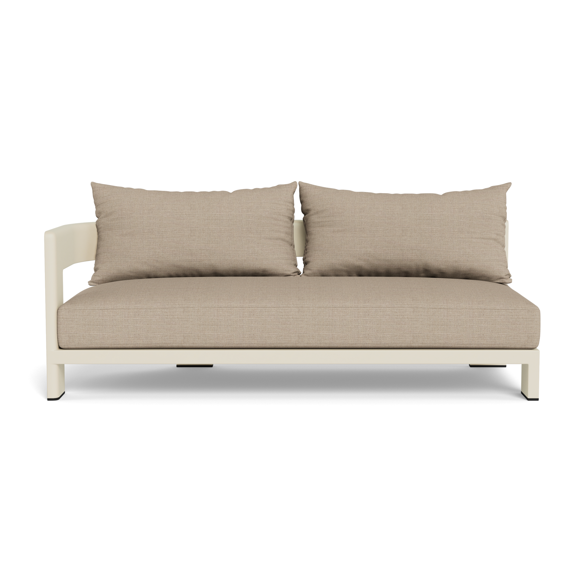 Victoria Aluminum 2 Seat 1 Arm Left