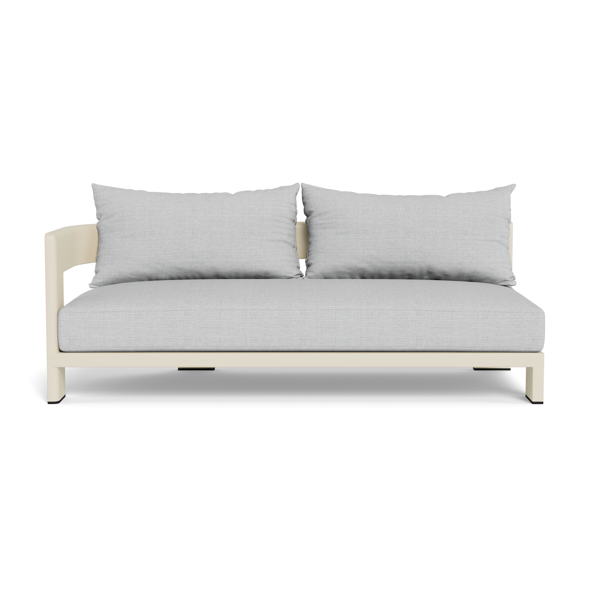 Victoria Aluminum 2 Seat 1 Arm Left