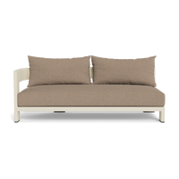 Victoria Aluminum 2 Seat 1 Arm Left