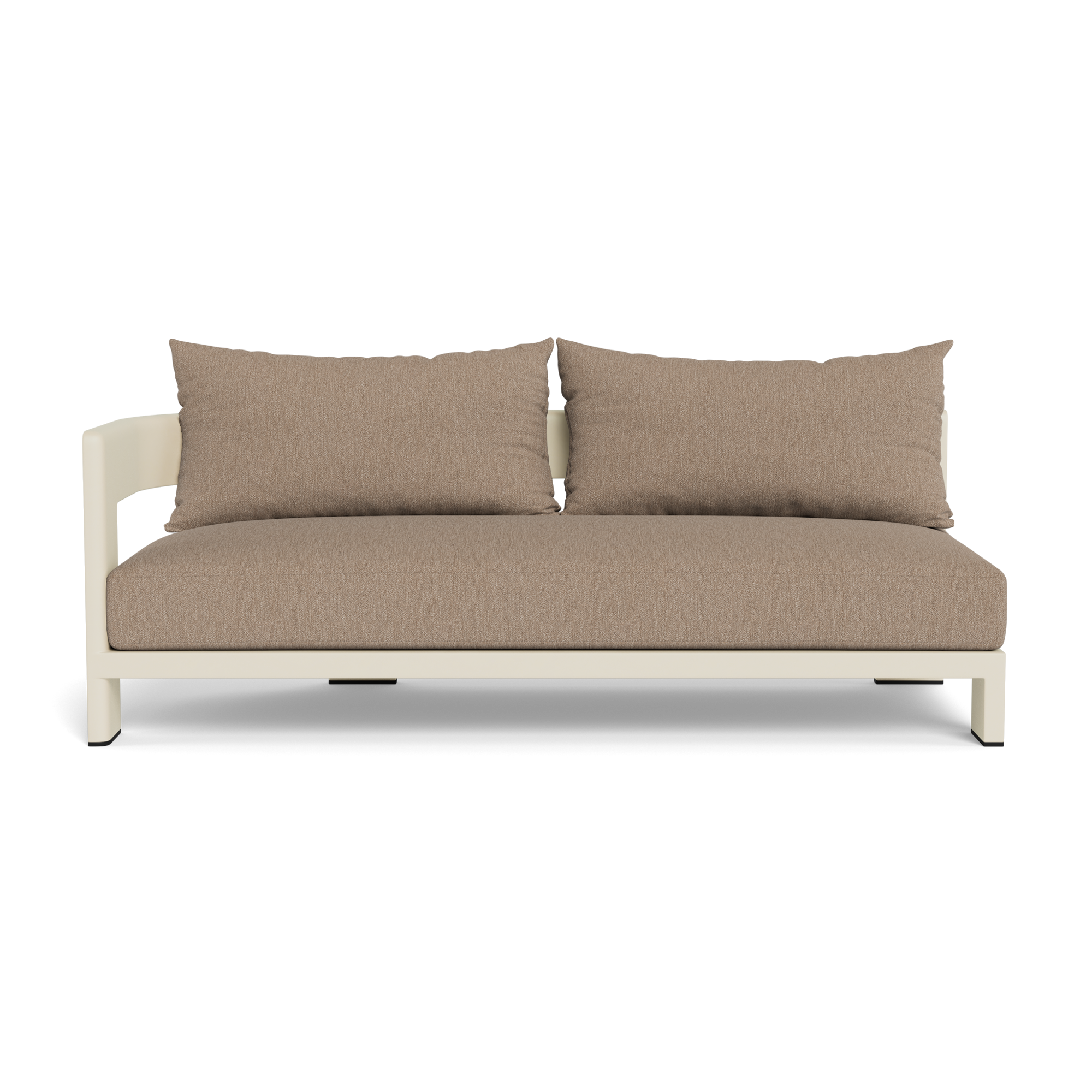 Victoria Aluminum 2 Seat 1 Arm Left