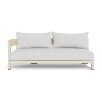 Victoria Aluminum 2 Seat 1 Arm Left