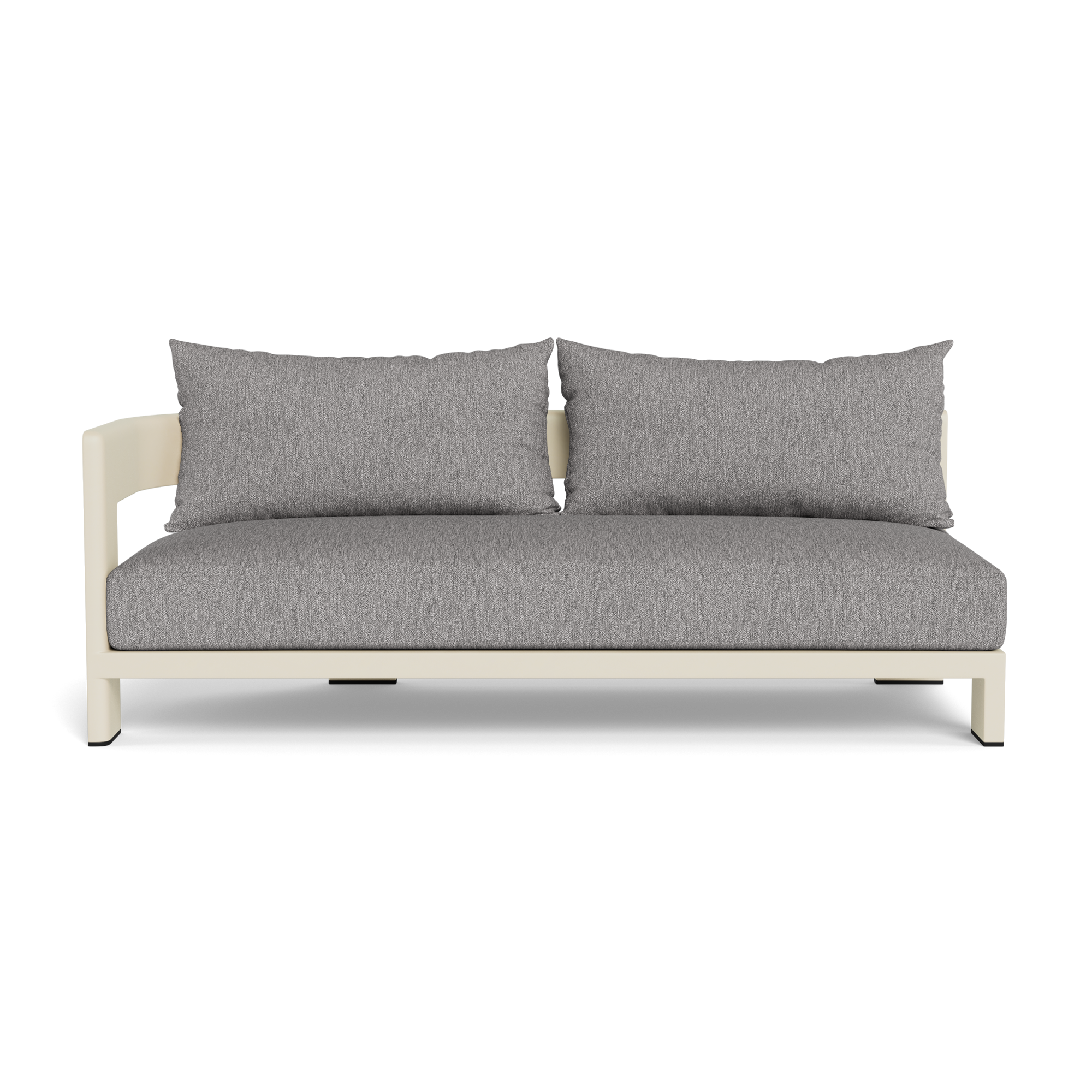 Victoria Aluminum 2 Seat 1 Arm Left