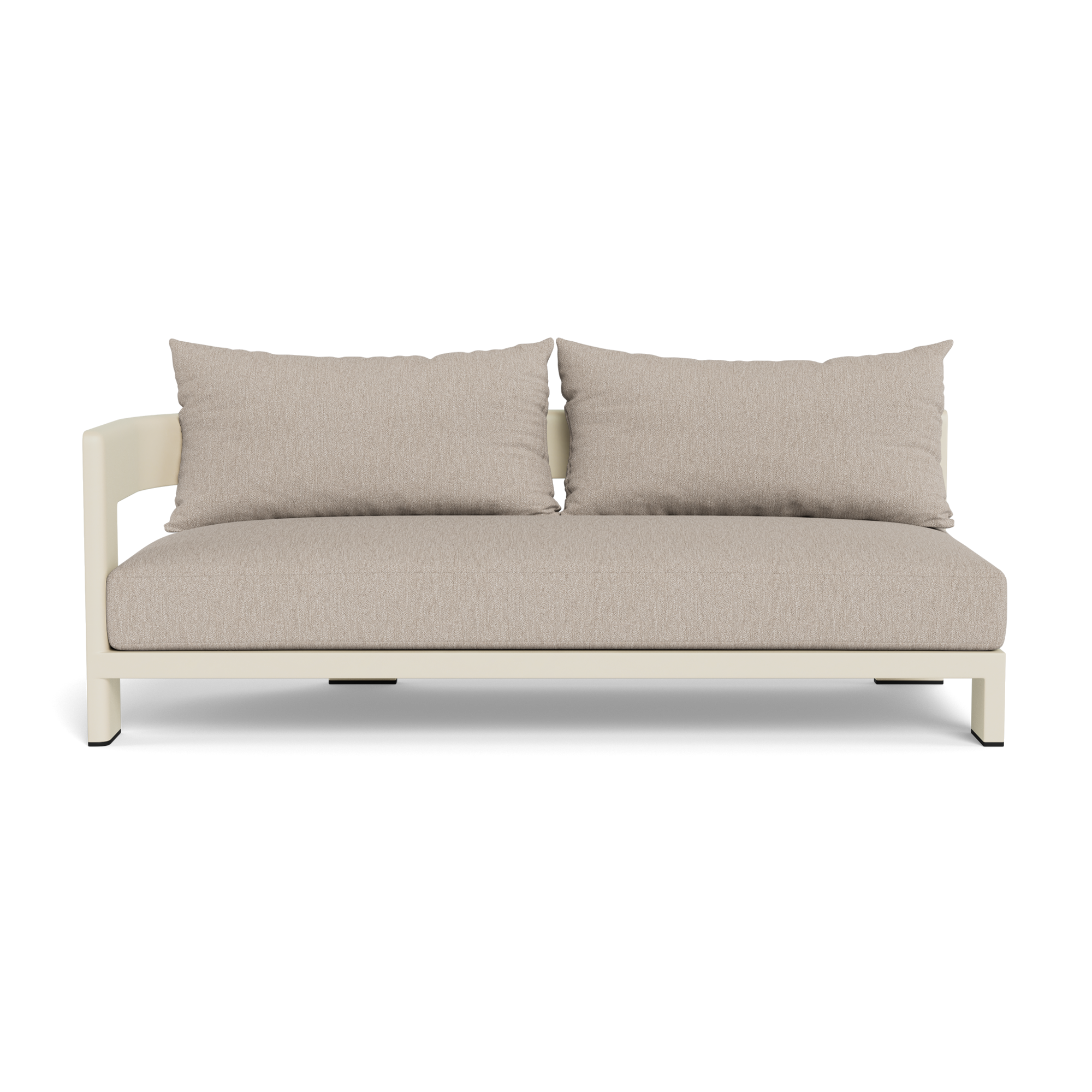 Victoria Aluminum 2 Seat 1 Arm Left