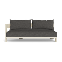 Victoria Aluminum 2 Seat 1 Arm Left