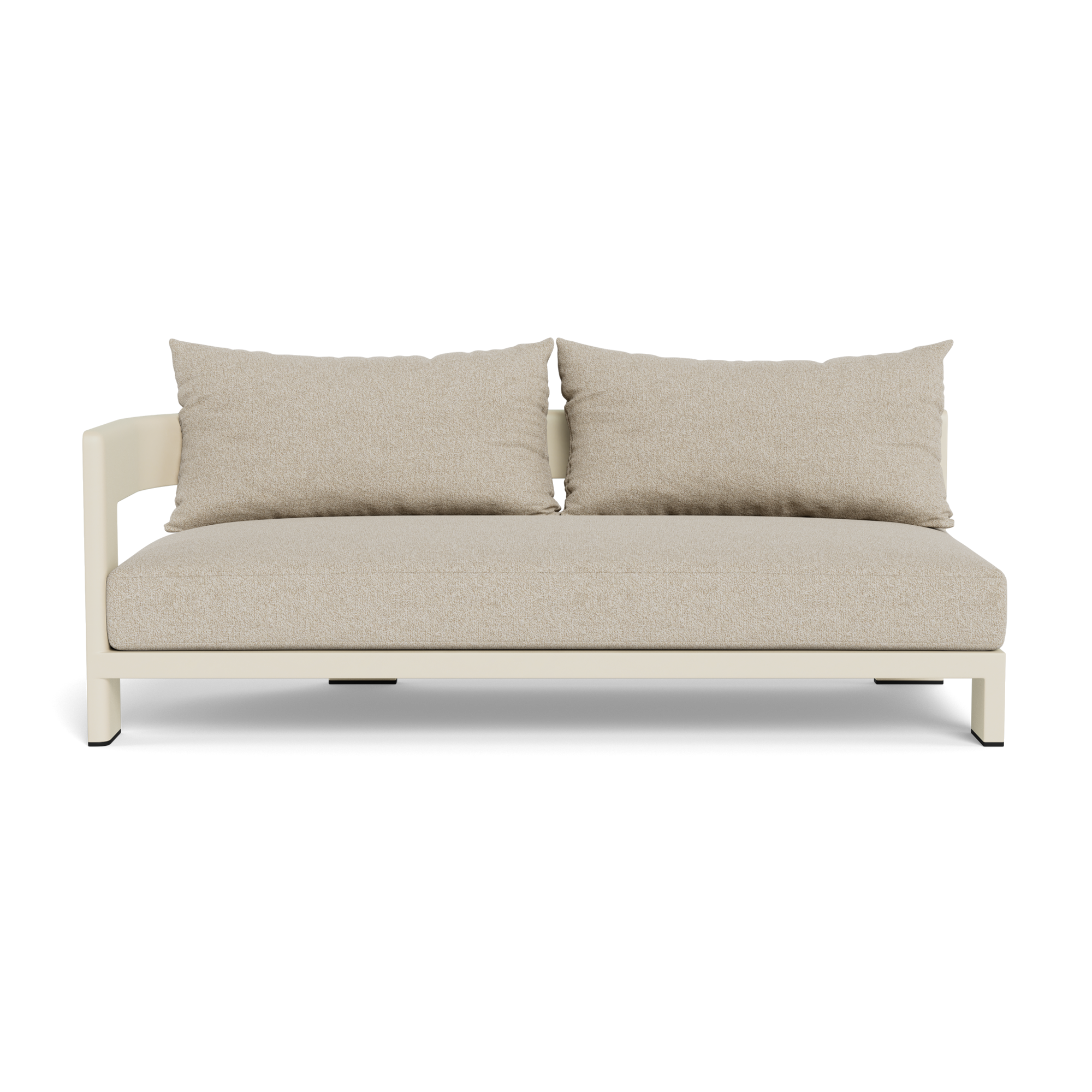 Victoria Aluminum 2 Seat 1 Arm Left