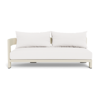 Victoria Aluminum 2 Seat 1 Arm Left