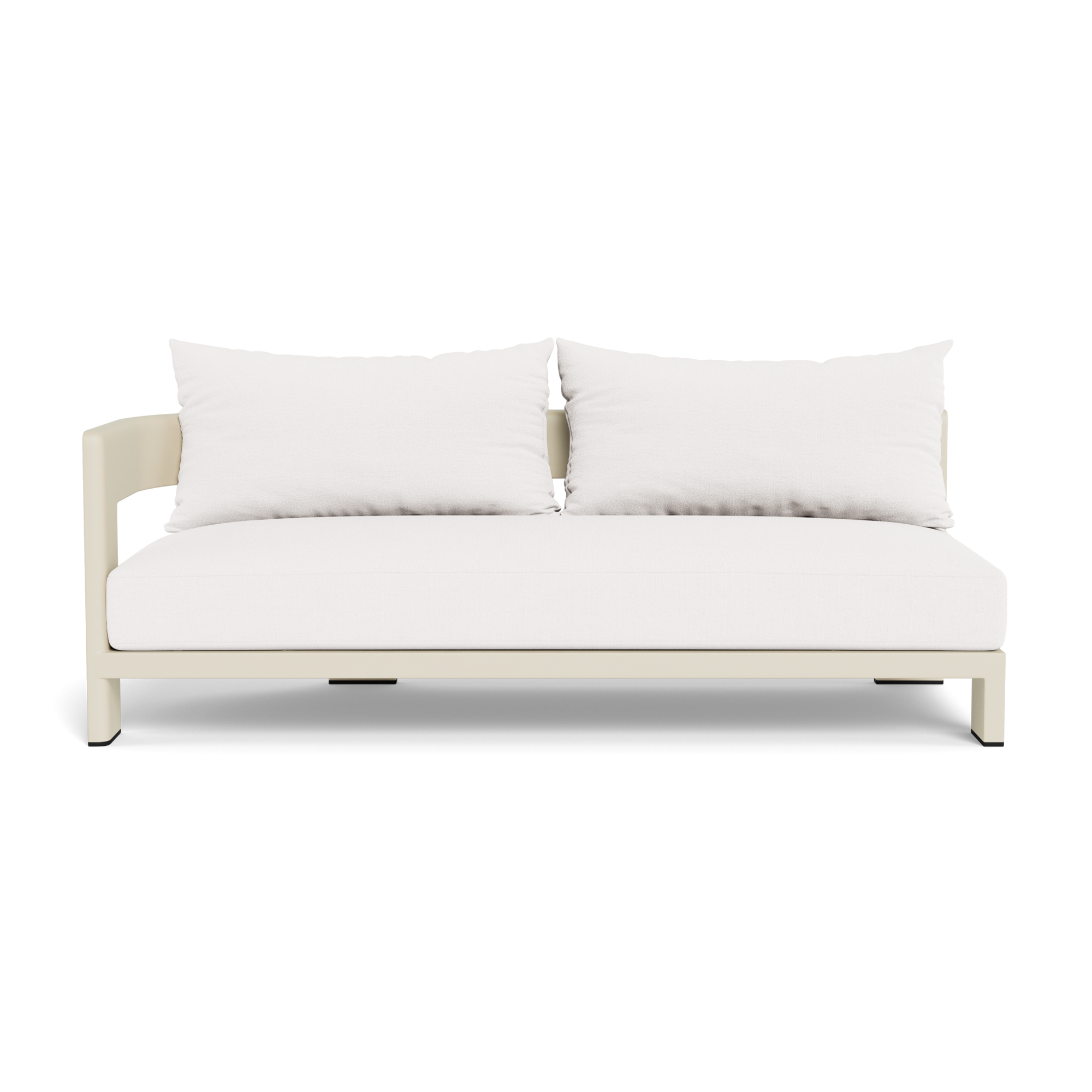Victoria Aluminum 2 Seat 1 Arm Left