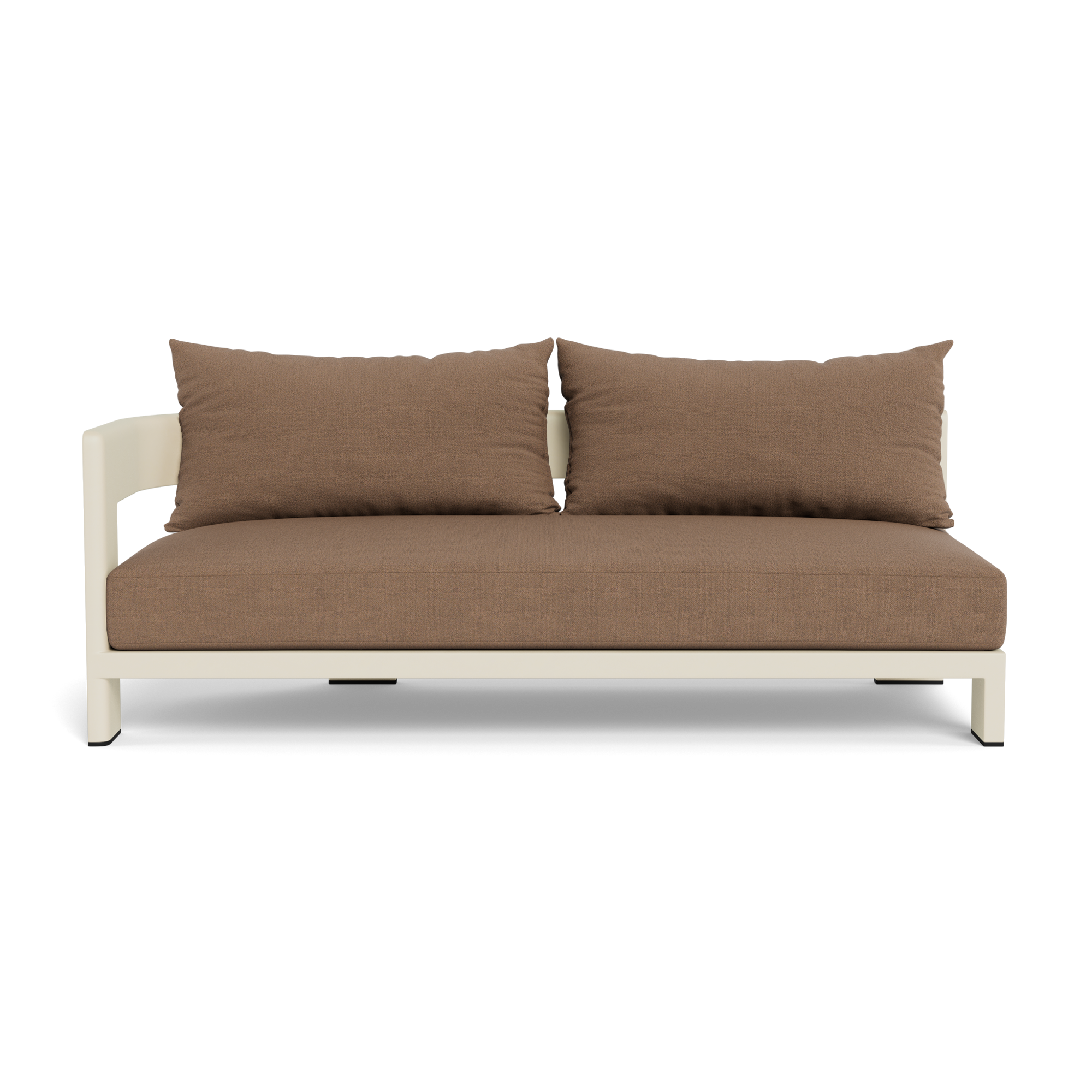 Victoria Aluminum 2 Seat 1 Arm Left