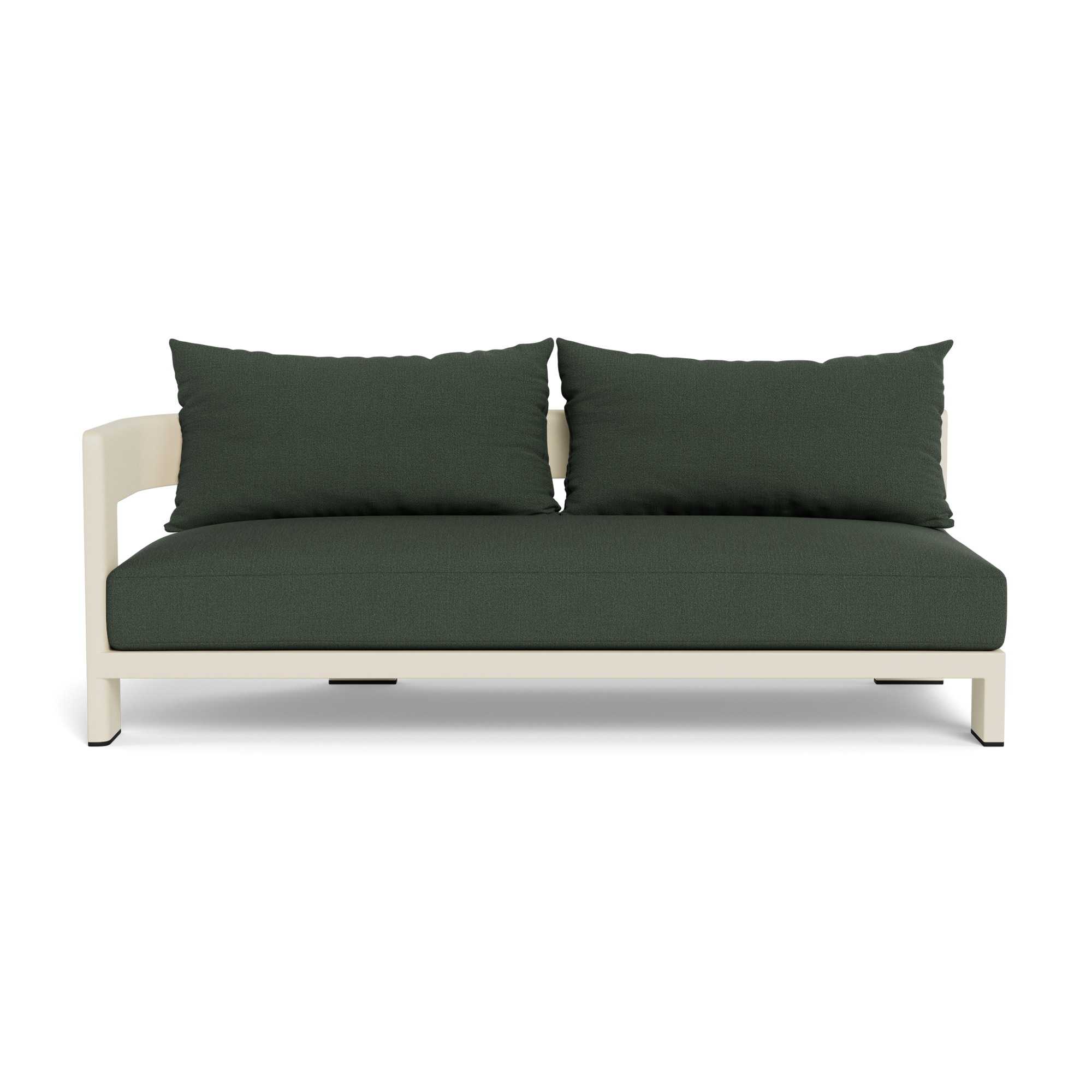 Victoria Aluminum 2 Seat 1 Arm Left