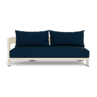 Victoria Aluminum 2 Seat 1 Arm Left