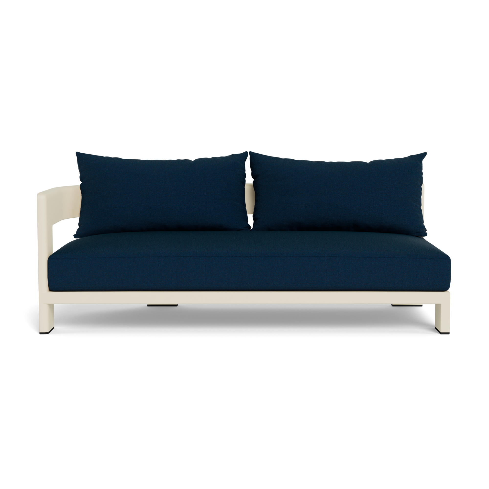 Victoria Aluminum 2 Seat 1 Arm Left