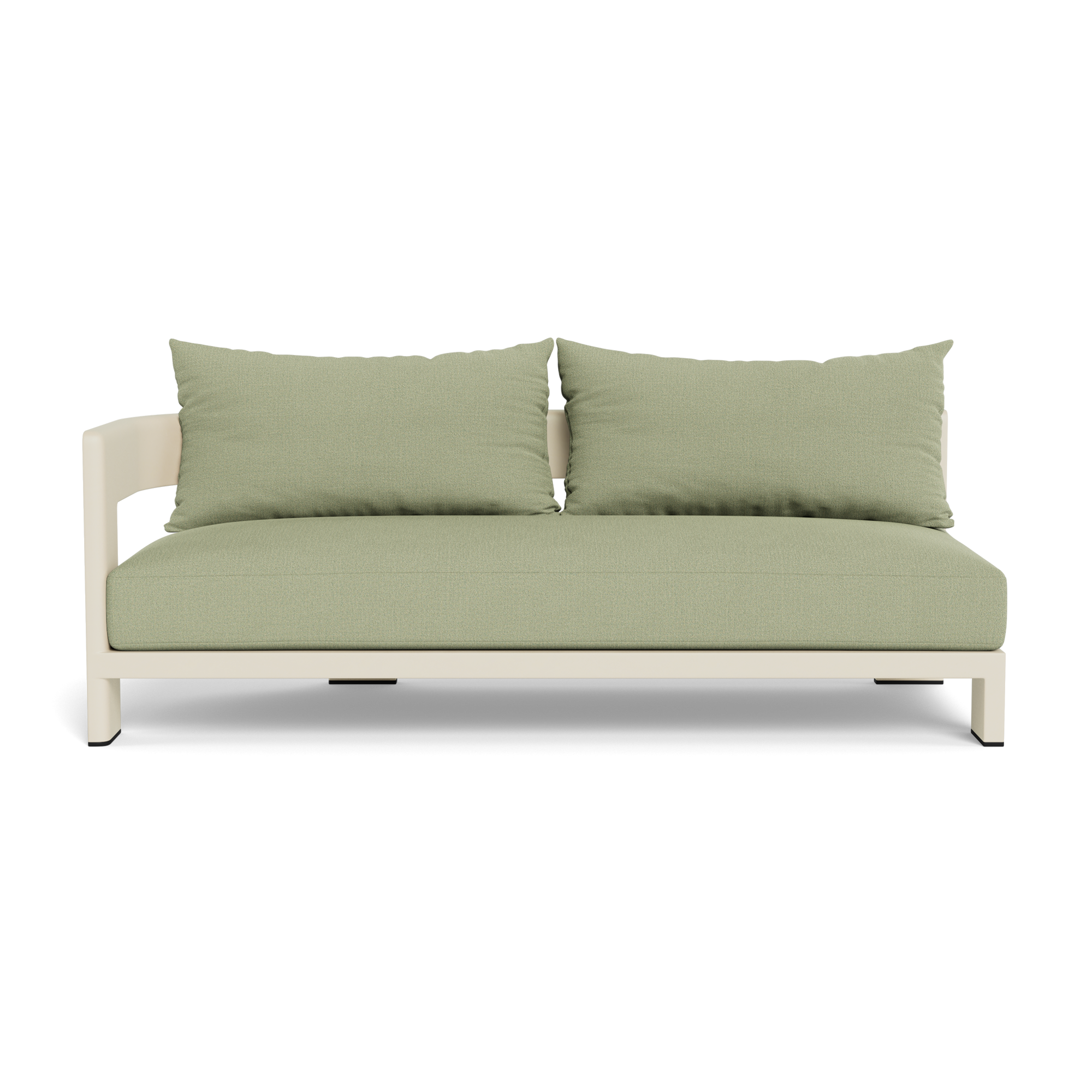 Victoria Aluminum 2 Seat 1 Arm Left