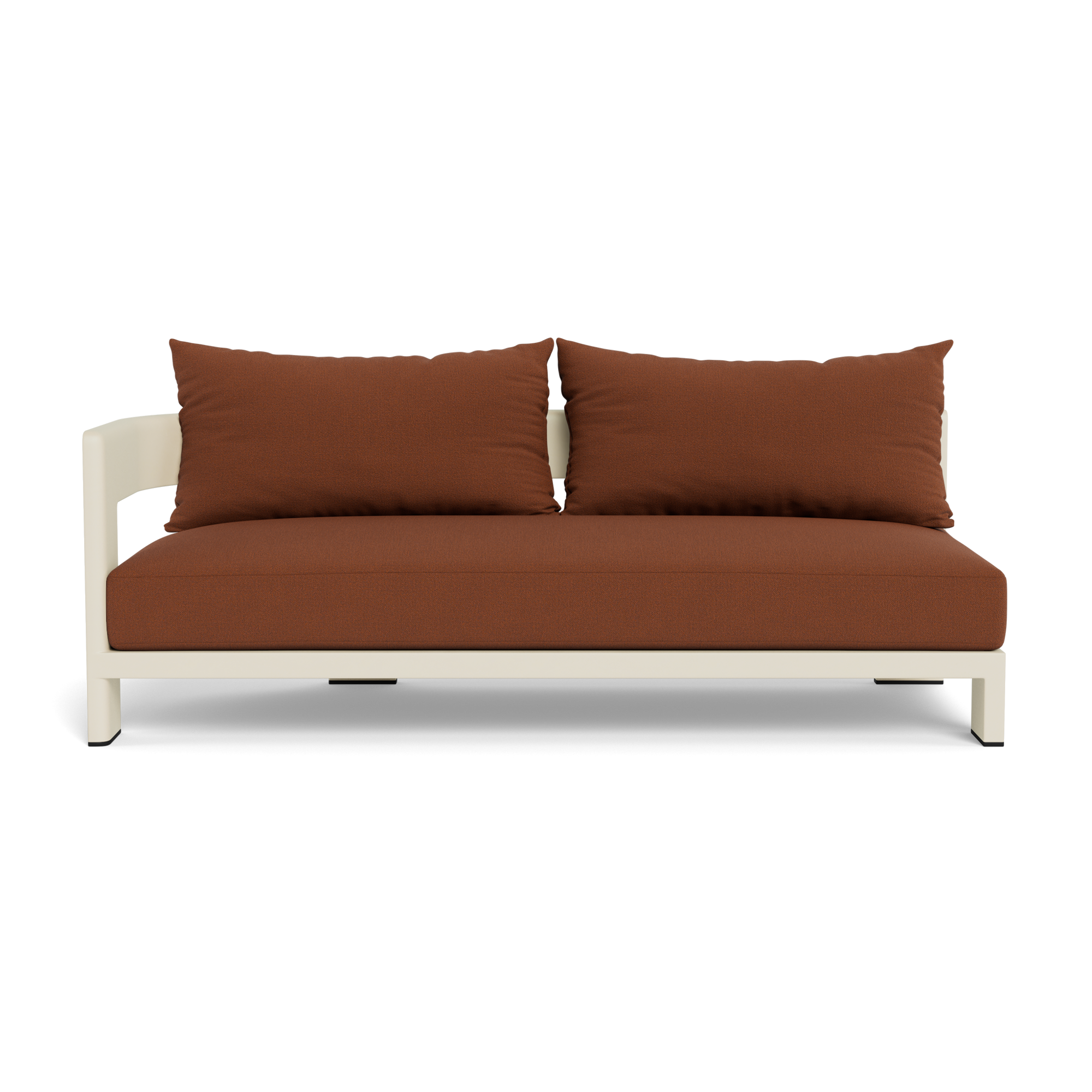 Victoria Aluminum 2 Seat 1 Arm Left