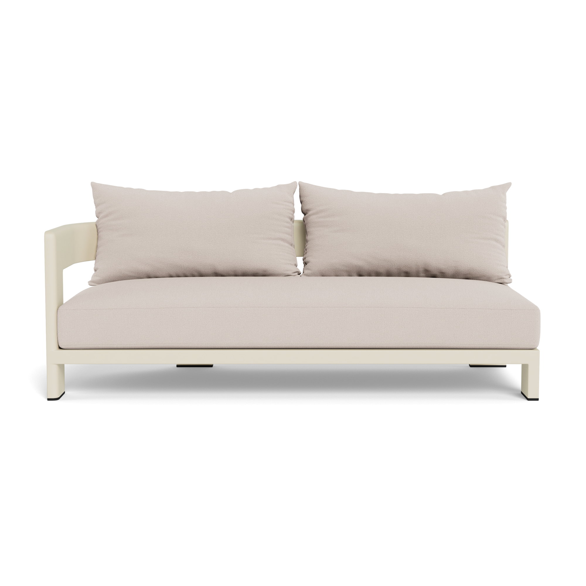 Victoria Aluminum 2 Seat 1 Arm Left