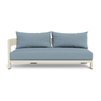 Victoria Aluminum 2 Seat 1 Arm Left