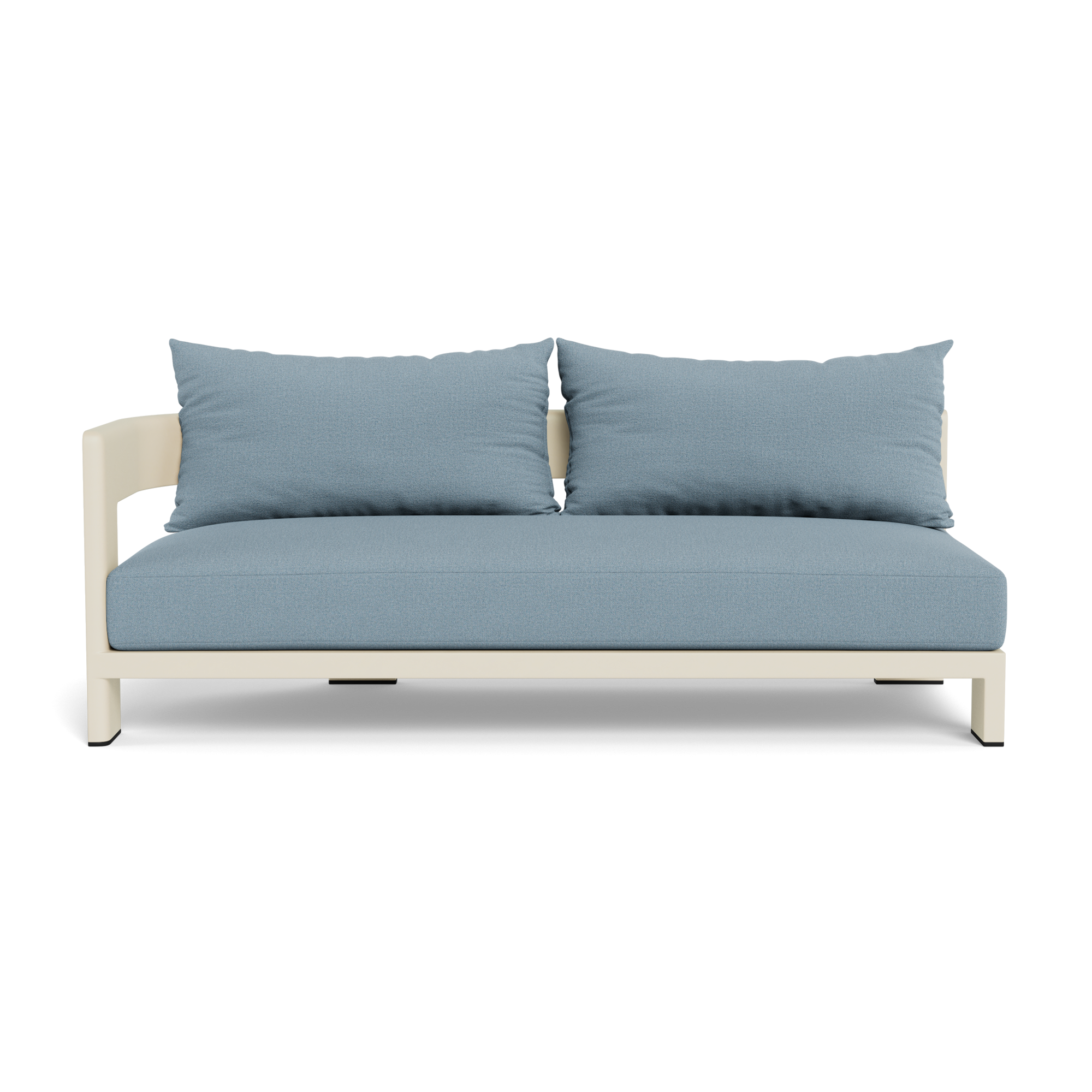 Victoria Aluminum 2 Seat 1 Arm Left