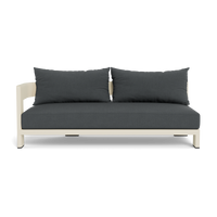 Victoria Aluminum 2 Seat 1 Arm Left