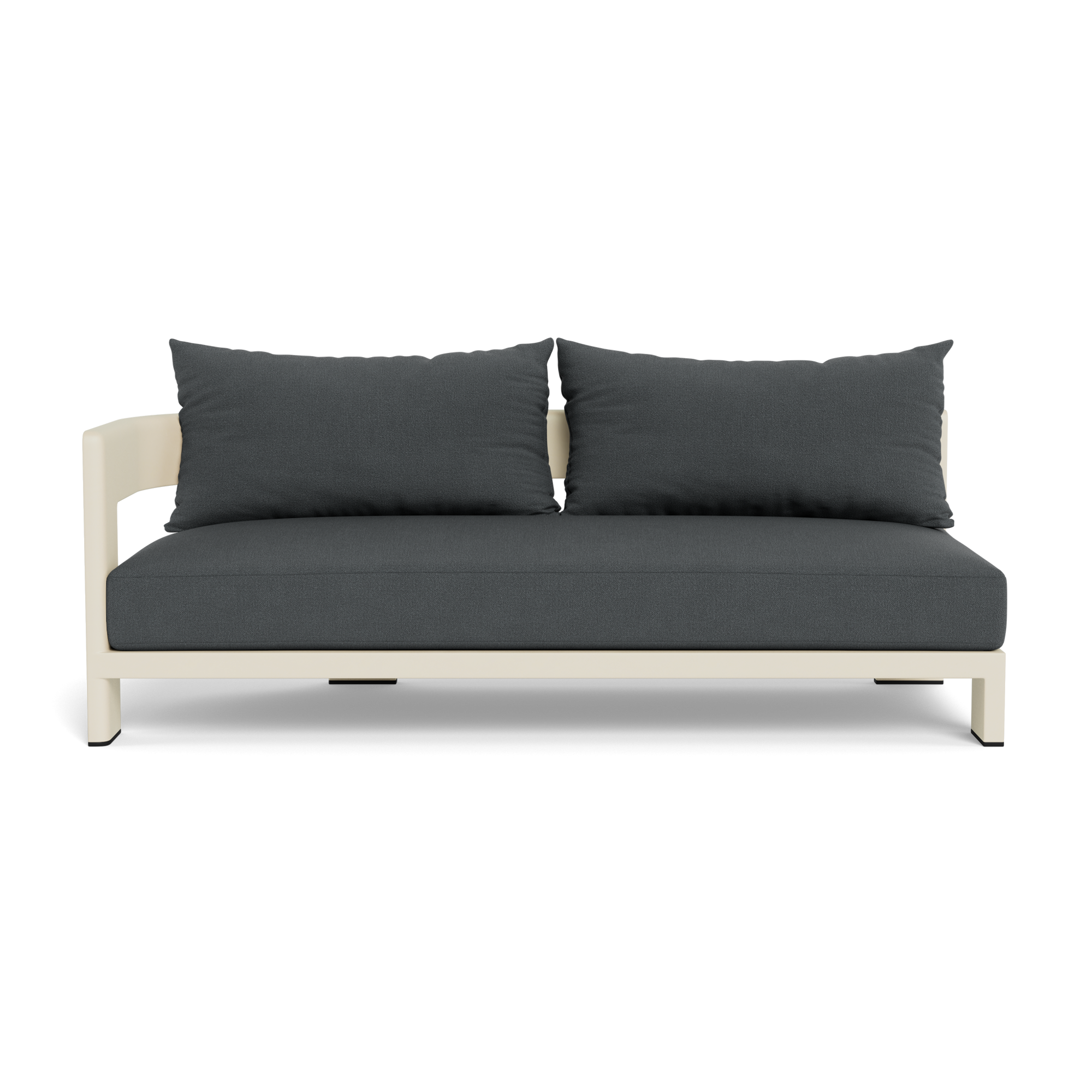 Victoria Aluminum 2 Seat 1 Arm Left