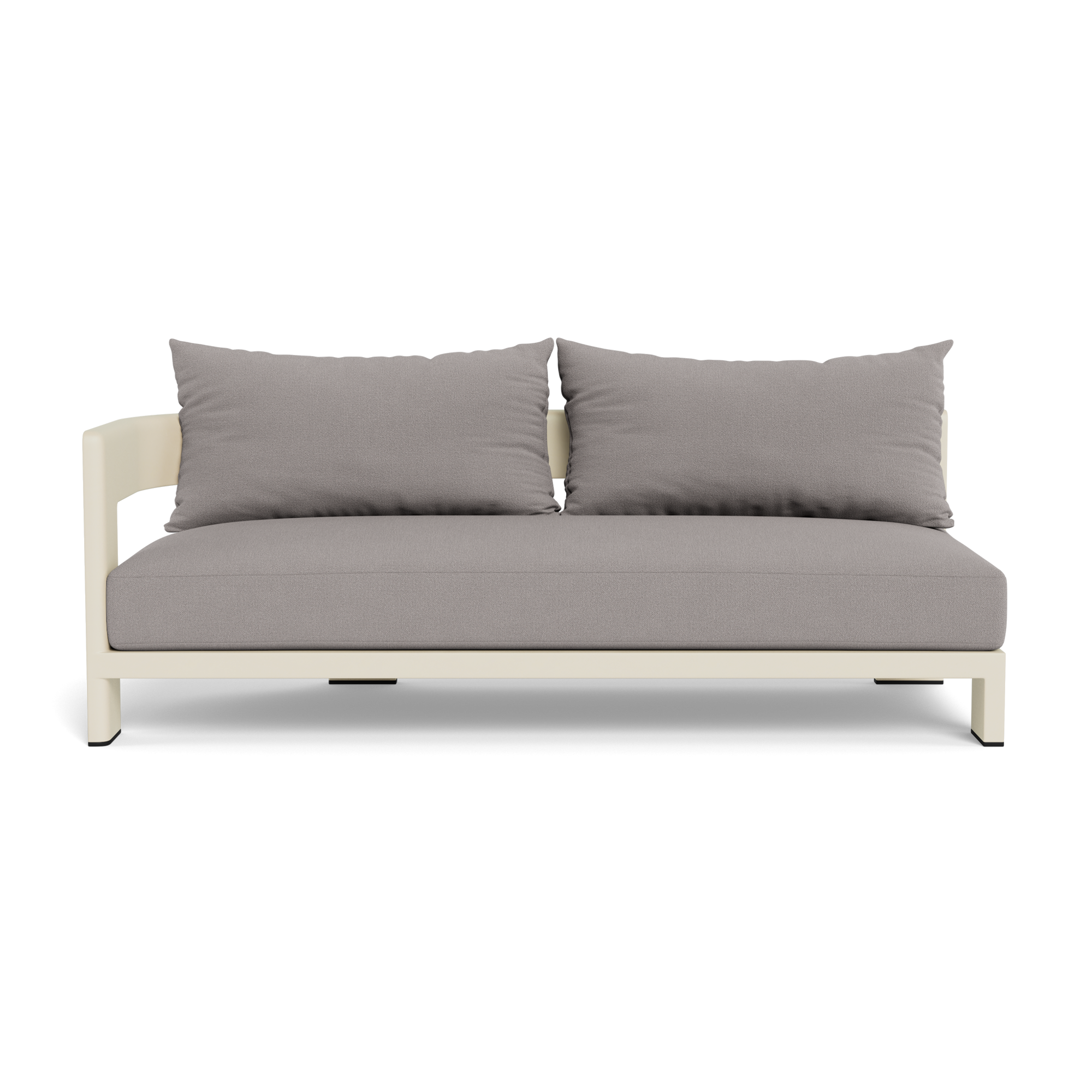 Victoria Aluminum 2 Seat 1 Arm Left