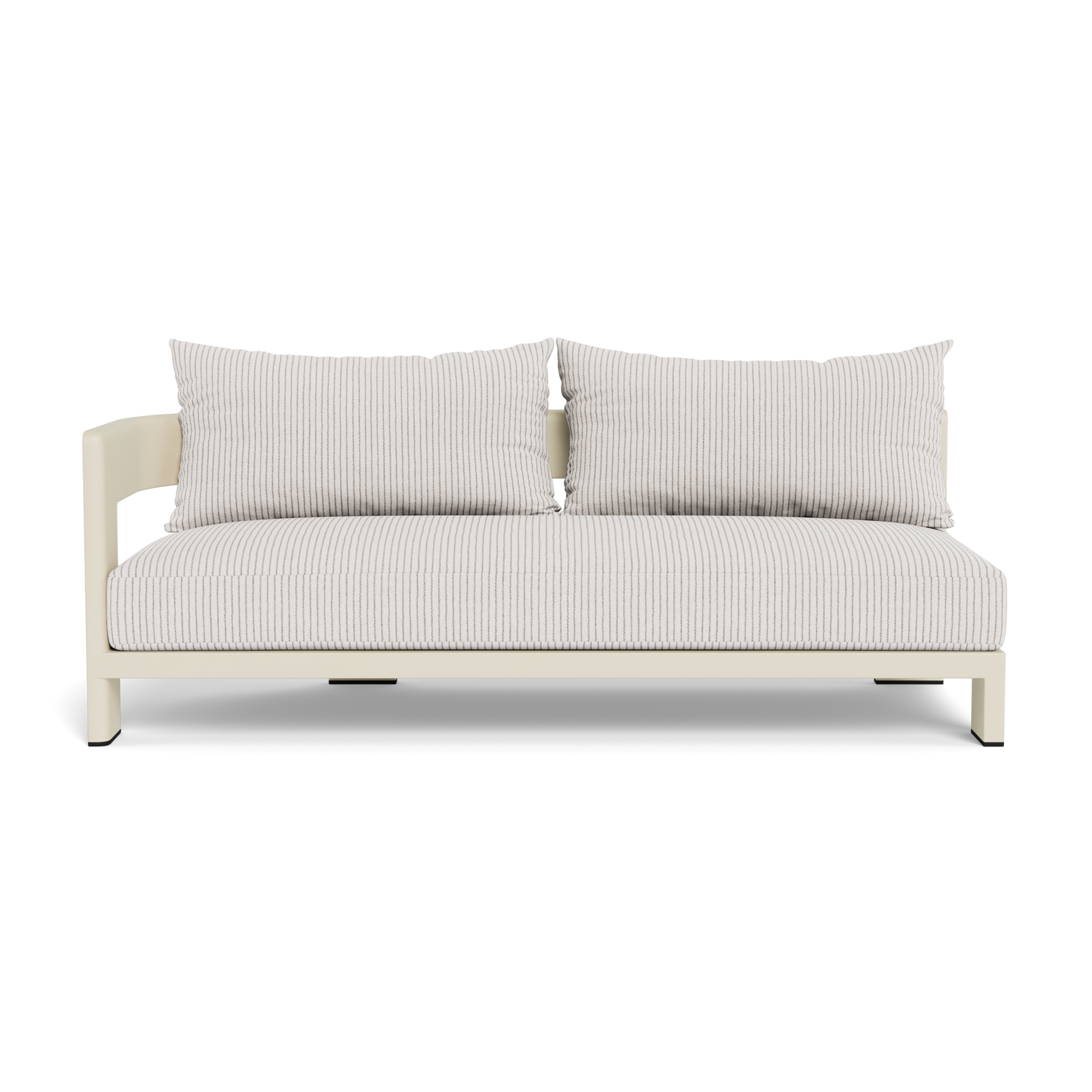 Victoria Aluminum 2 Seat 1 Arm Left