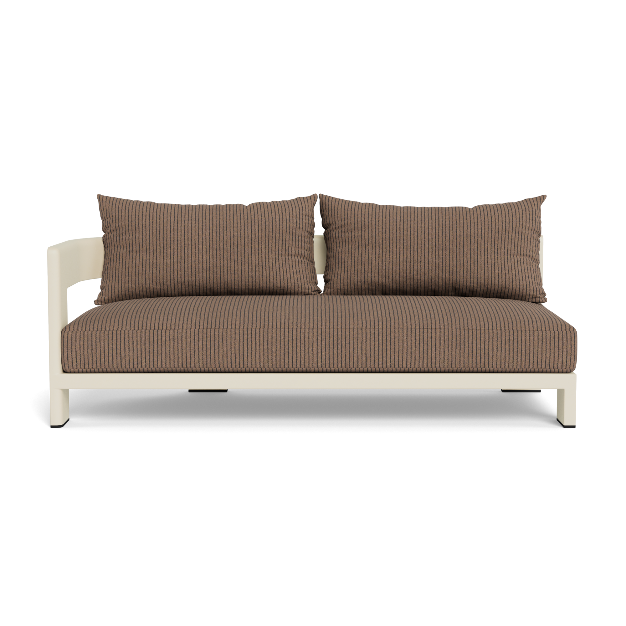 Victoria Aluminum 2 Seat 1 Arm Left