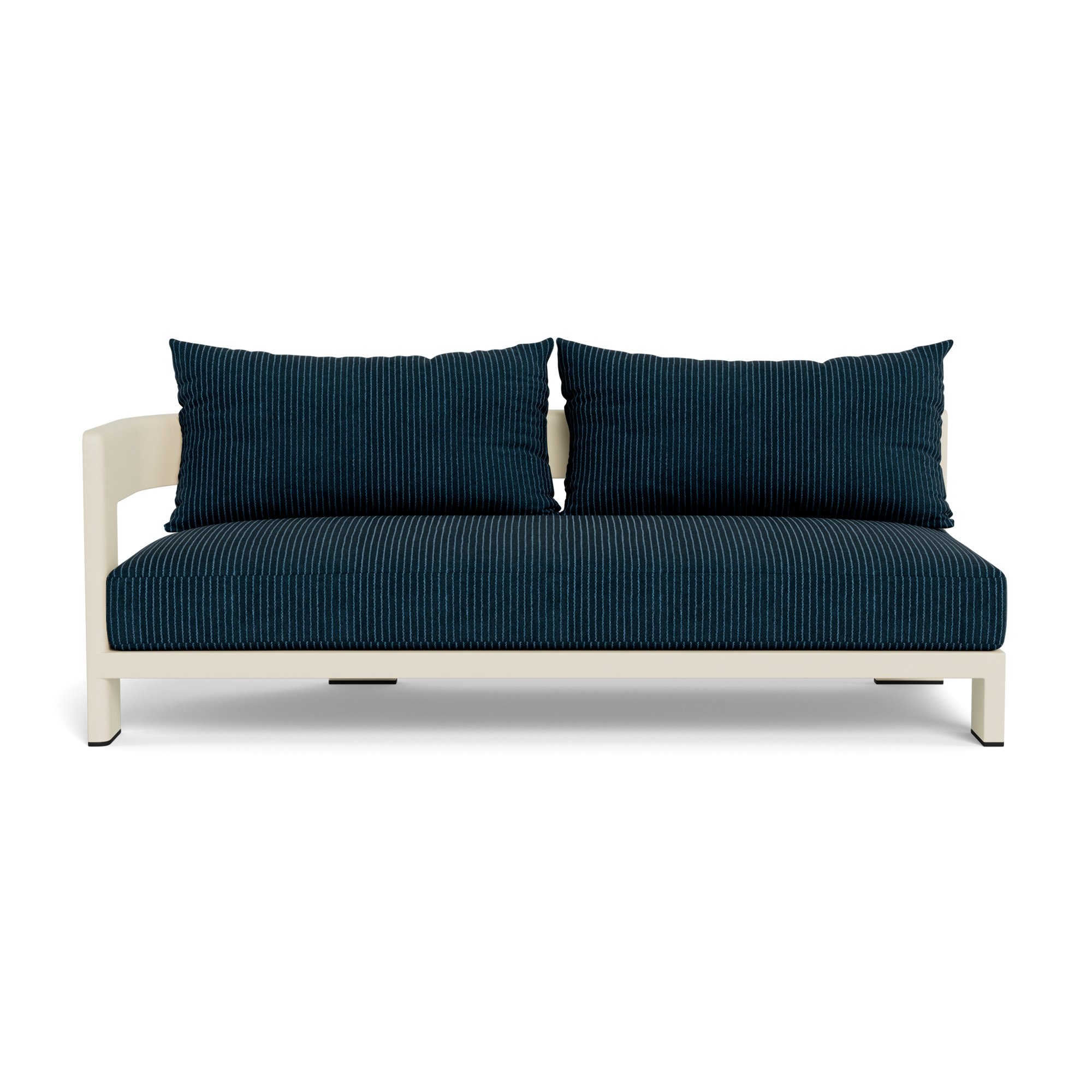 Victoria Aluminum 2 Seat 1 Arm Left