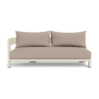 Victoria Aluminum 2 Seat 1 Arm Left