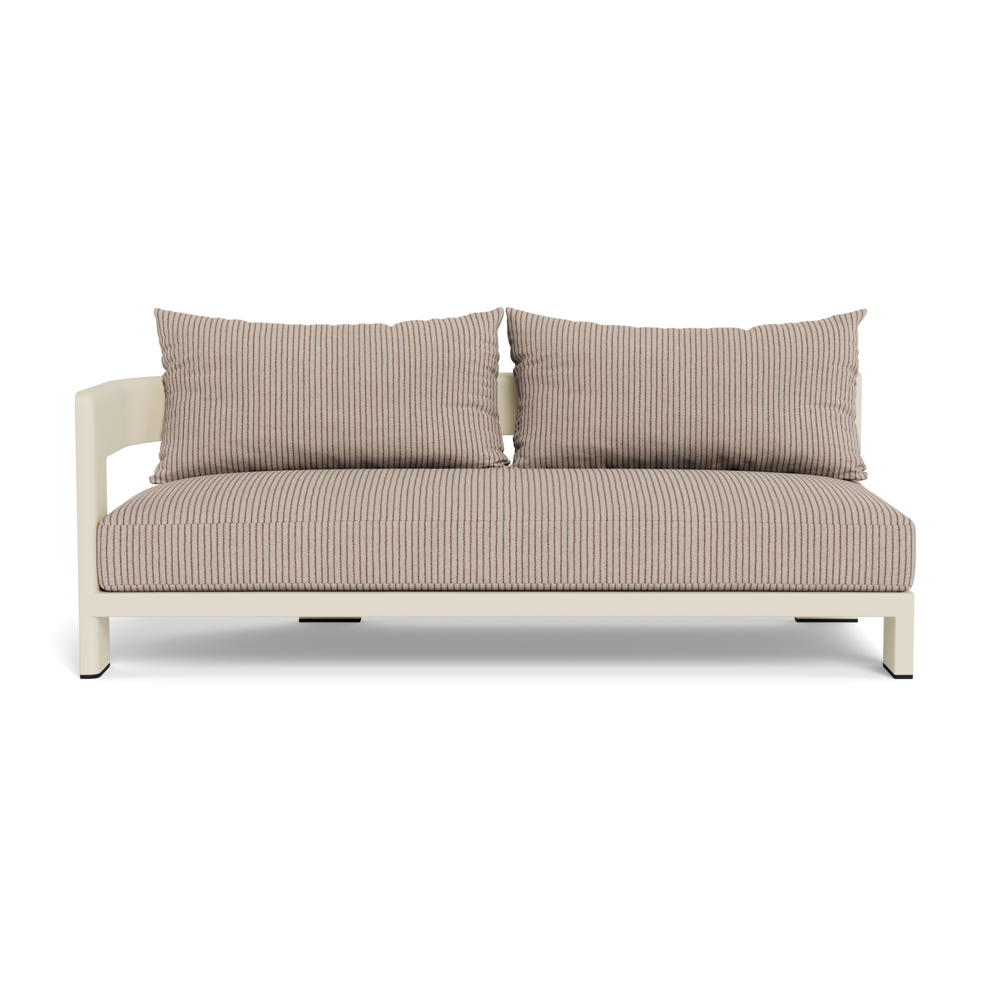 Victoria Aluminum 2 Seat 1 Arm Left