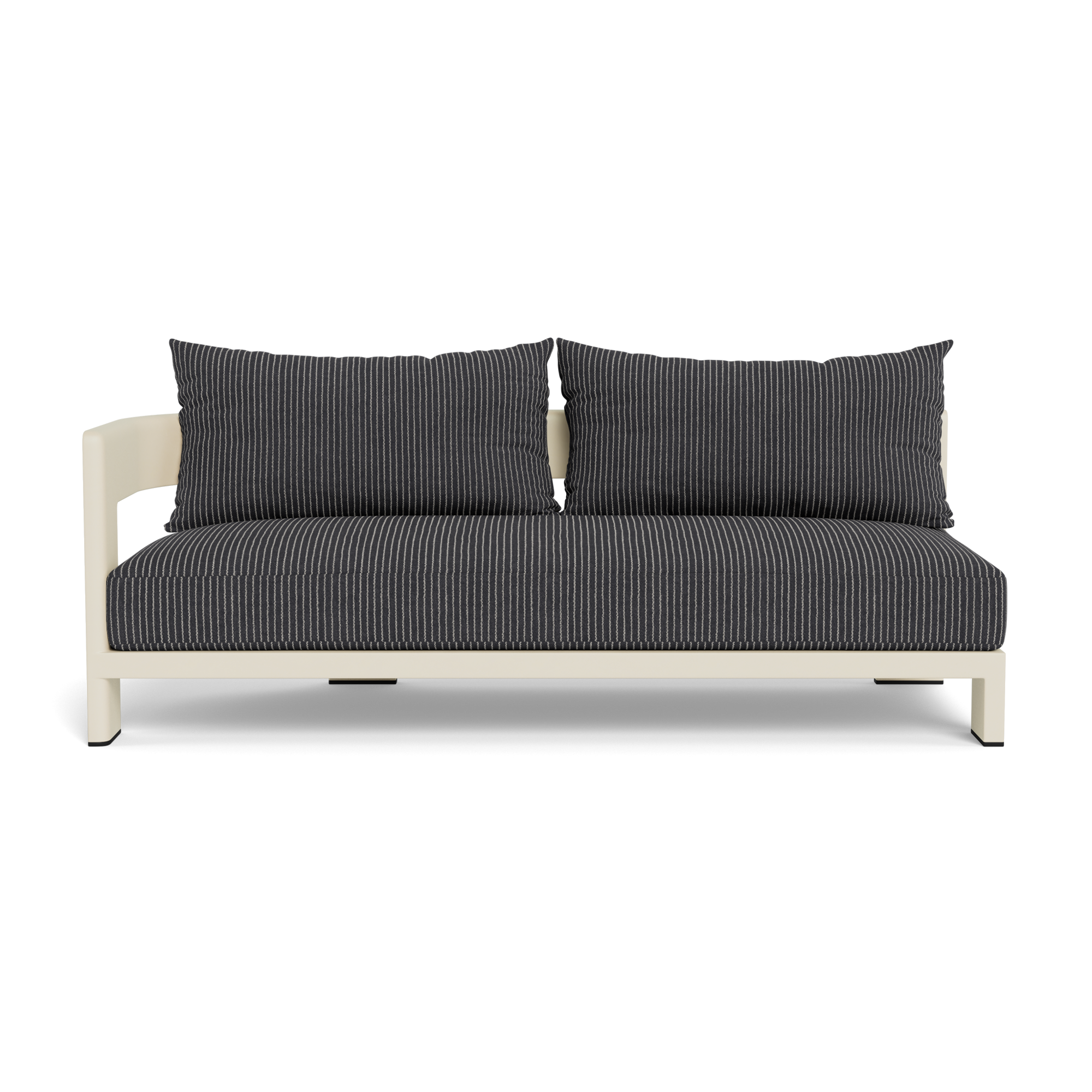 Victoria Aluminum 2 Seat 1 Arm Left