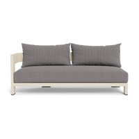 Victoria Aluminum 2 Seat 1 Arm Left