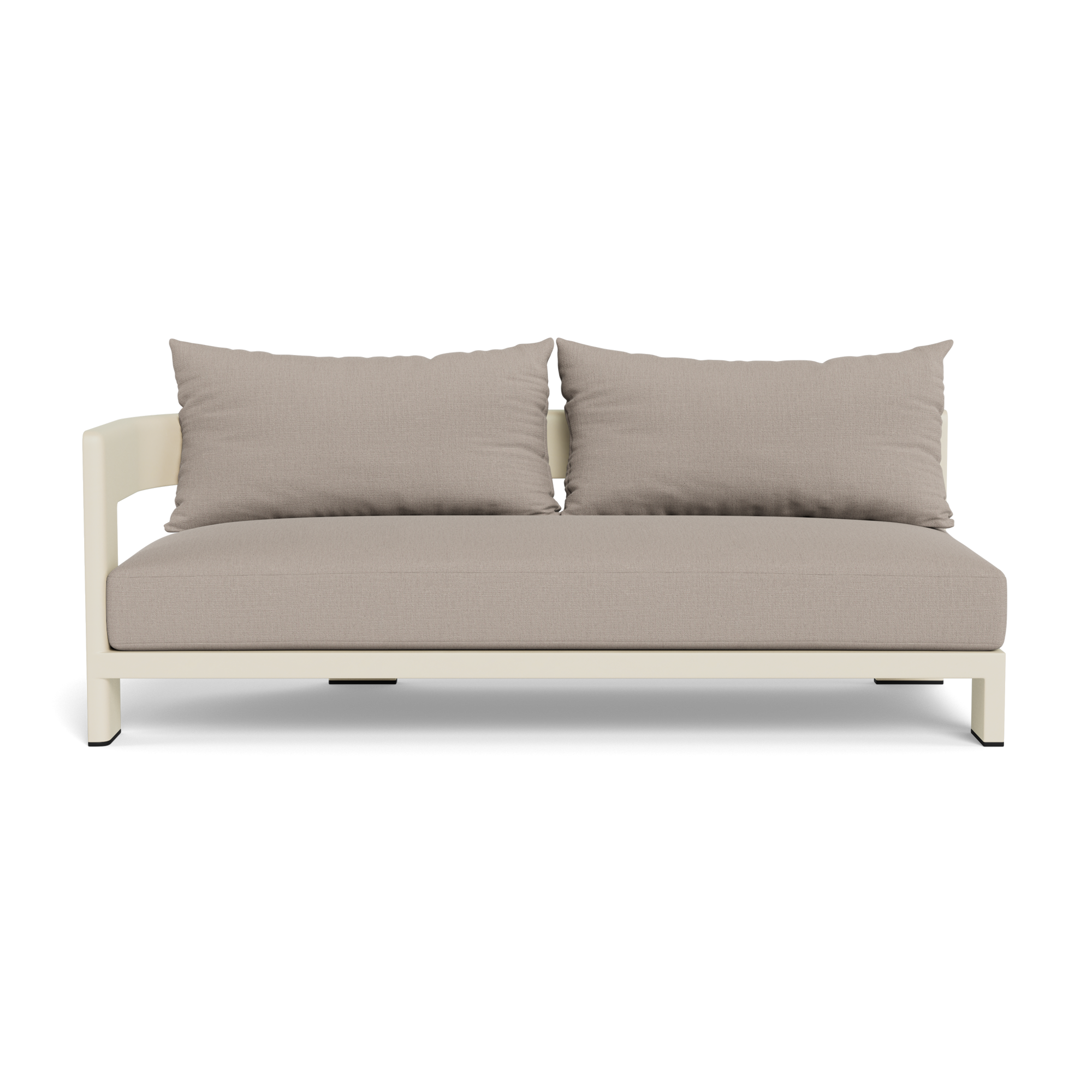 Victoria Aluminum 2 Seat 1 Arm Left