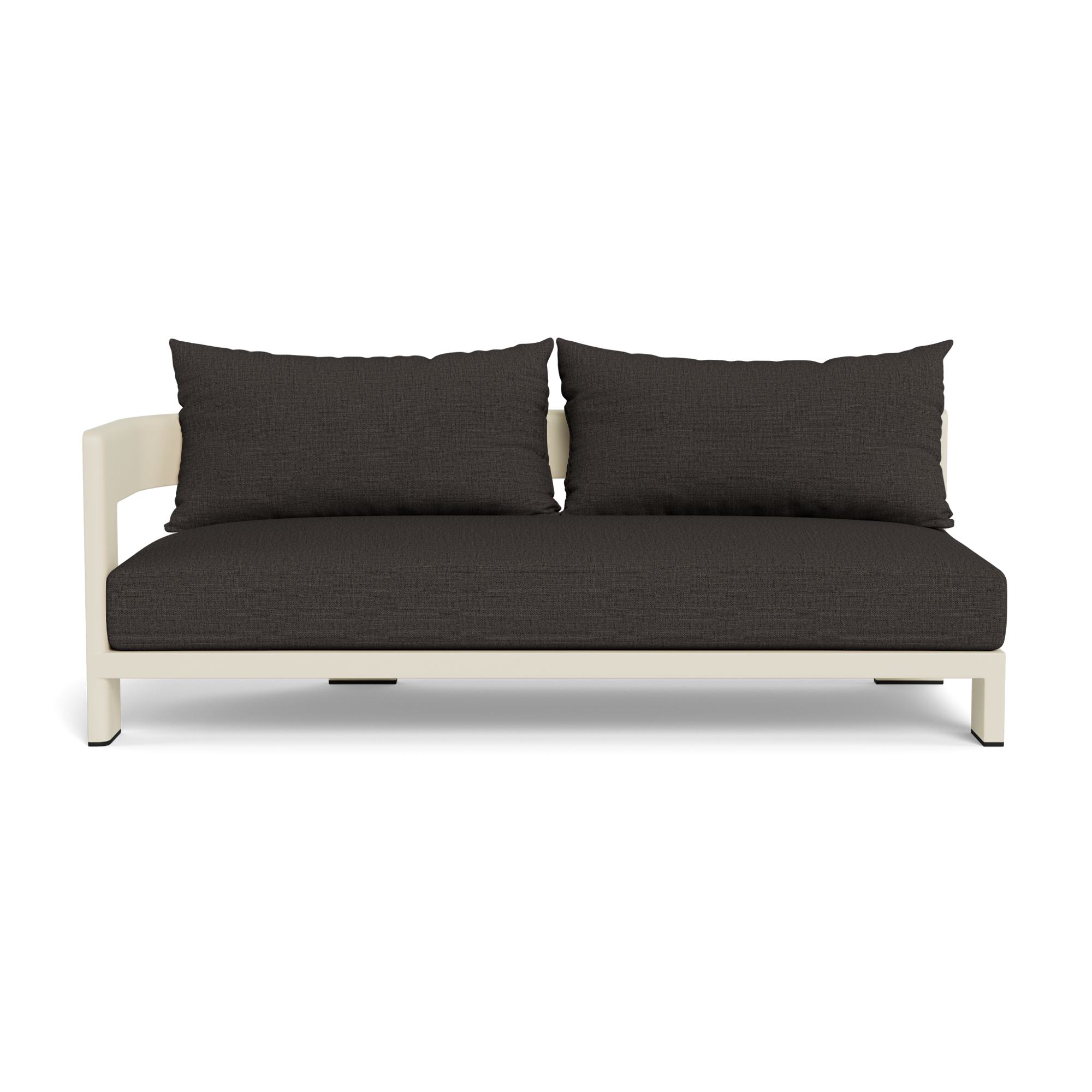 Victoria Aluminum 2 Seat 1 Arm Left
