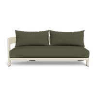 Victoria Aluminum 2 Seat 1 Arm Left