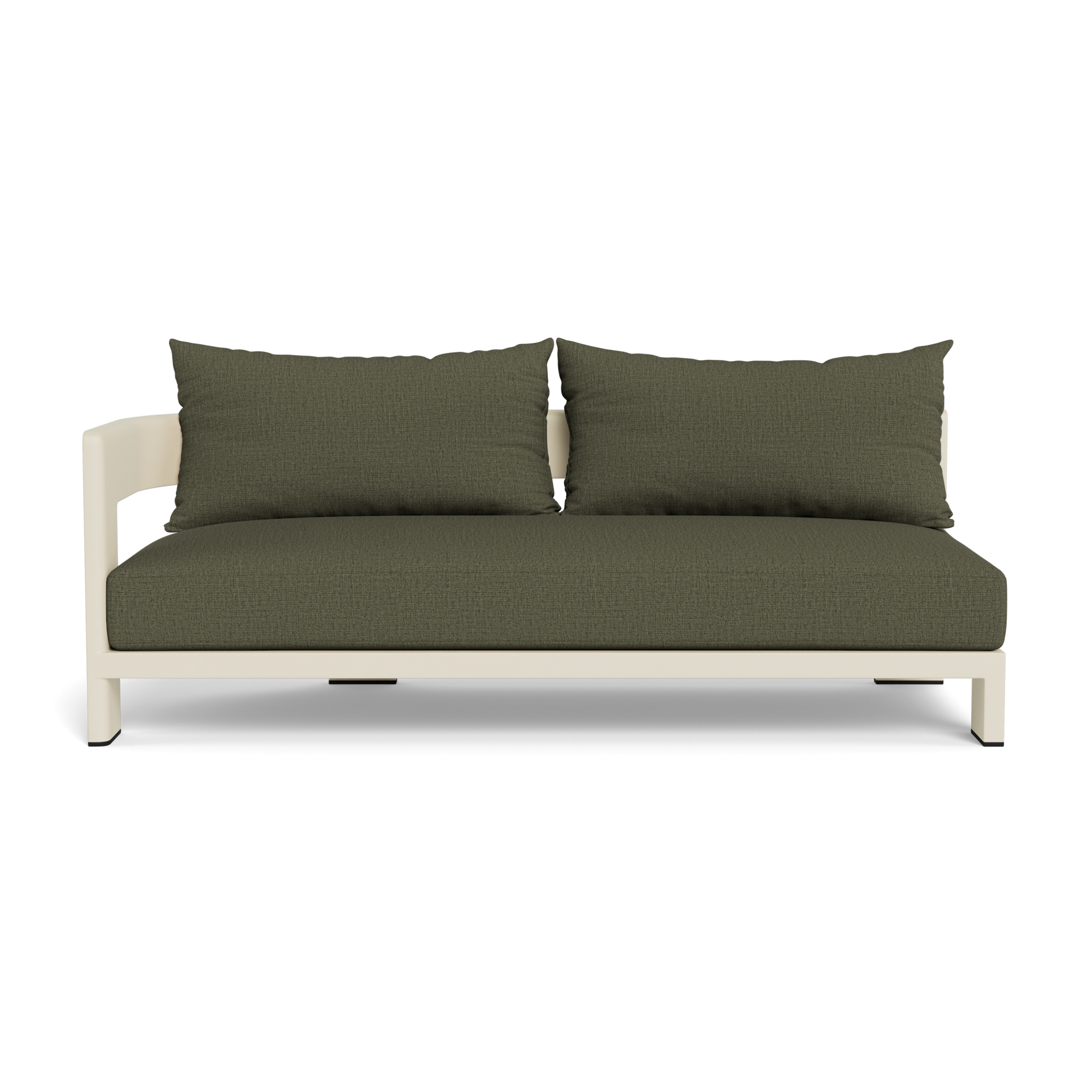 Victoria Aluminum 2 Seat 1 Arm Left